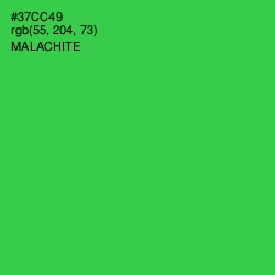 #37CC49 - Malachite Color Image