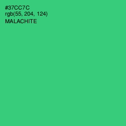 #37CC7C - Malachite Color Image