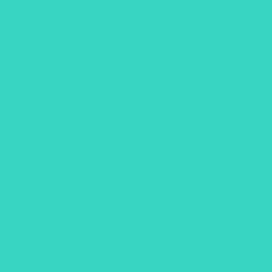 #37D6C1 - Turquoise Color Image