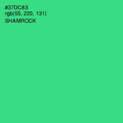 #37DC83 - Shamrock Color Image