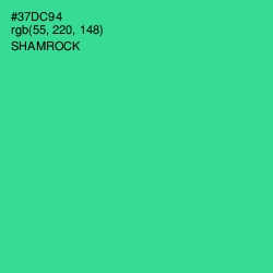 #37DC94 - Shamrock Color Image