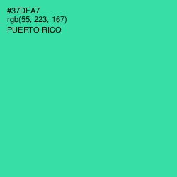 #37DFA7 - Puerto Rico Color Image