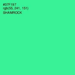 #37F197 - Shamrock Color Image