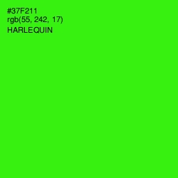 #37F211 - Harlequin Color Image