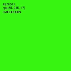 #37F511 - Harlequin Color Image