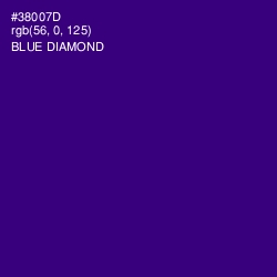 #38007D - Blue Diamond Color Image