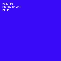 #380AF8 - Blue Color Image
