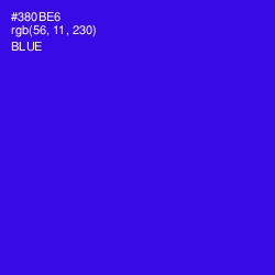 #380BE6 - Blue Color Image