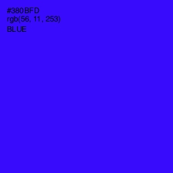 #380BFD - Blue Color Image