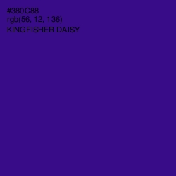 #380C88 - Kingfisher Daisy Color Image