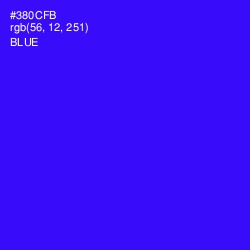 #380CFB - Blue Color Image