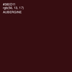 #380D11 - Aubergine Color Image