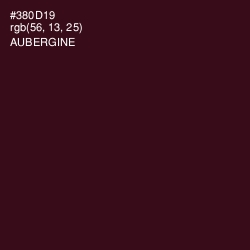 #380D19 - Aubergine Color Image