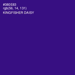 #380E83 - Kingfisher Daisy Color Image