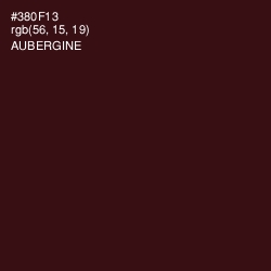 #380F13 - Aubergine Color Image