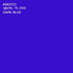 #380FCC - Dark Blue Color Image