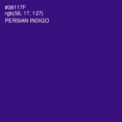 #38117F - Persian Indigo Color Image