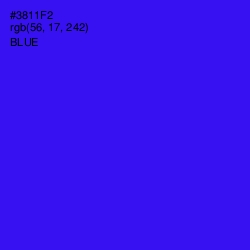 #3811F2 - Blue Color Image