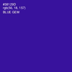 #38129D - Blue Gem Color Image