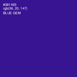 #381493 - Blue Gem Color Image