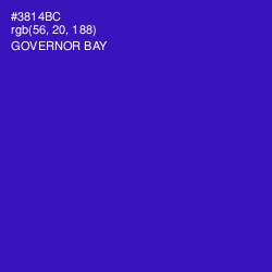 #3814BC - Governor Bay Color Image