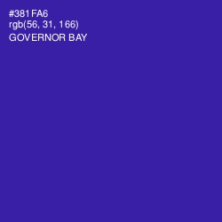 #381FA6 - Governor Bay Color Image