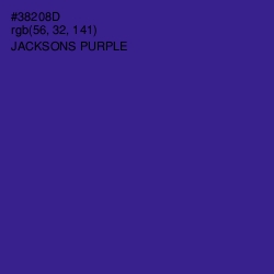 #38208D - Jacksons Purple Color Image