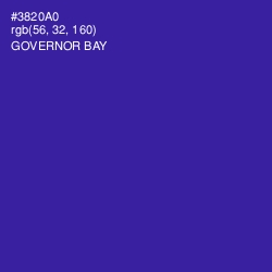 #3820A0 - Governor Bay Color Image