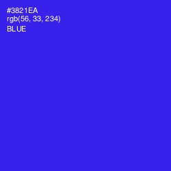 #3821EA - Blue Color Image