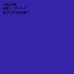 #3824AB - Governor Bay Color Image