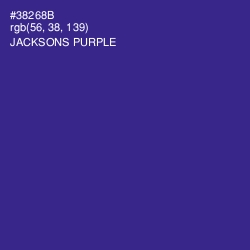 #38268B - Jacksons Purple Color Image