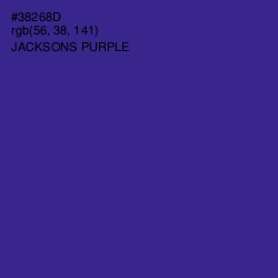 #38268D - Jacksons Purple Color Image