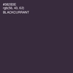 #382B3E - Blackcurrant Color Image