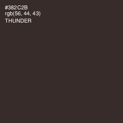 #382C2B - Thunder Color Image