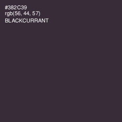 #382C39 - Blackcurrant Color Image