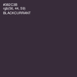 #382C3B - Blackcurrant Color Image