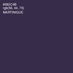 #382C4B - Martinique Color Image