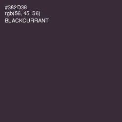 #382D38 - Blackcurrant Color Image