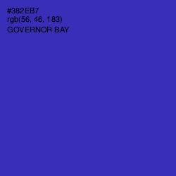 #382EB7 - Governor Bay Color Image