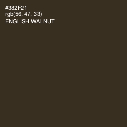 #382F21 - English Walnut Color Image