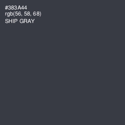 #383A44 - Ship Gray Color Image