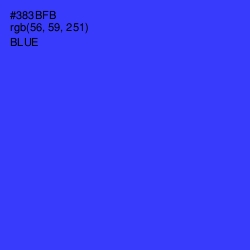 #383BFB - Blue Color Image