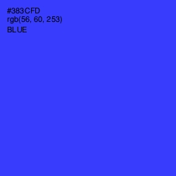 #383CFD - Blue Color Image