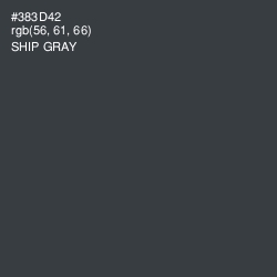 #383D42 - Ship Gray Color Image
