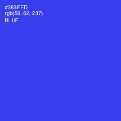 #383EED - Blue Color Image