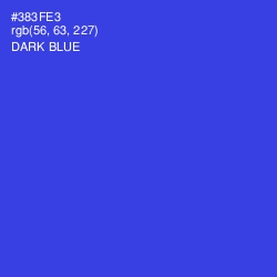 #383FE3 - Dark Blue Color Image