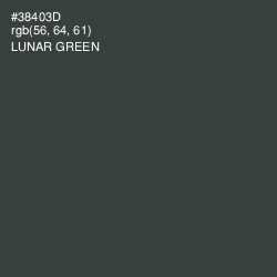 #38403D - Lunar Green Color Image