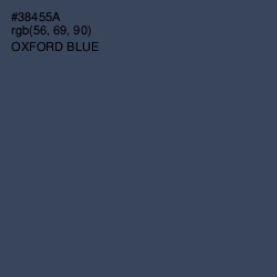 #38455A - Oxford Blue Color Image