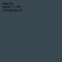 #384750 - Oxford Blue Color Image