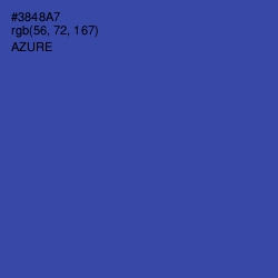 #3848A7 - Azure Color Image